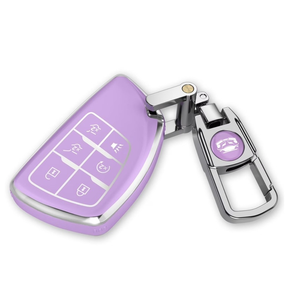 Chevy Key Fob Cover Keychain '21-'26 Silverado Sierra Tahoe GMC Yukon Suburban +